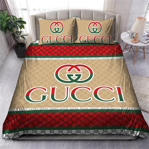 gucci king size bed set|cheap gucci bed set.